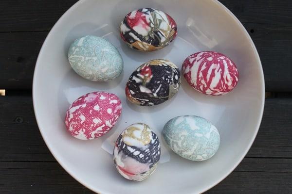 Silk Dyed Easter Eggs