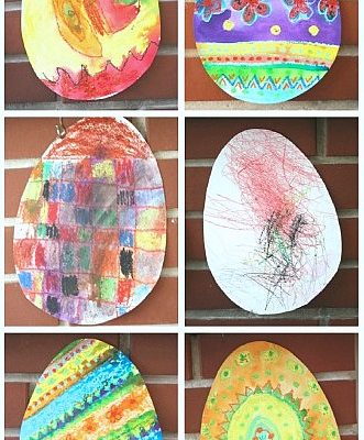 Easter Craft for Kids: Easter Egg Art Inspired by Rechenka’s Eggs