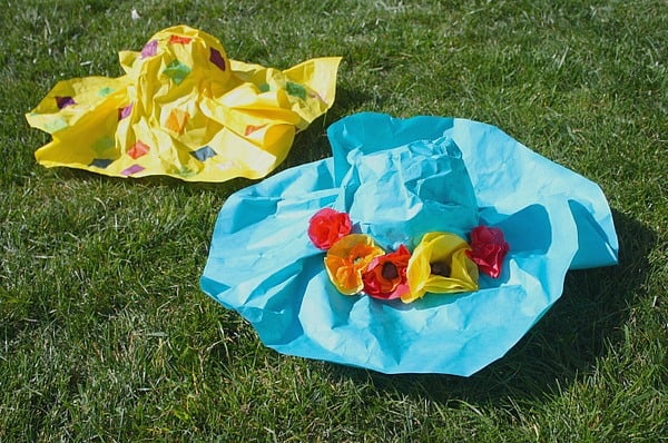 Spring Crafts for Kids: Paper Mache Spring Hat
