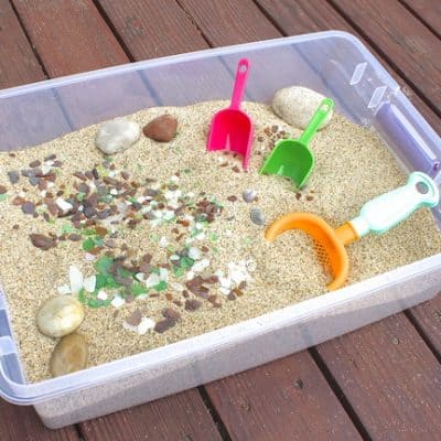 Beach Themed Sensory Box (Sensory Activities for Kids)