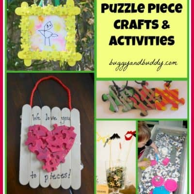 Puzzle Piece Craft and Activity Roundup