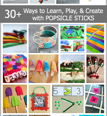 Learning, Playing & Crafts for Kids Using Popsicle Sticks