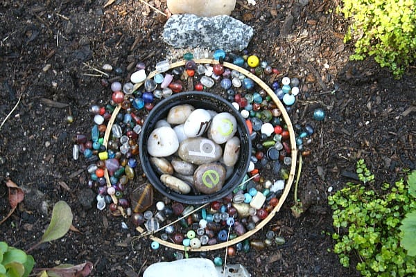 rocks and beads