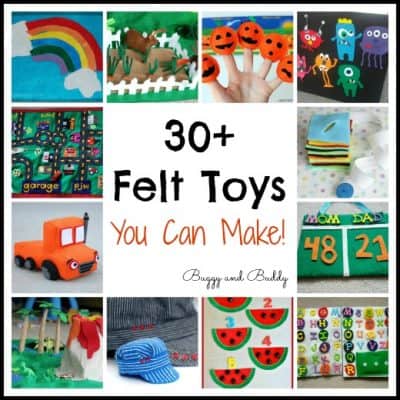 Homemade Toys & Learning Activities from Felt