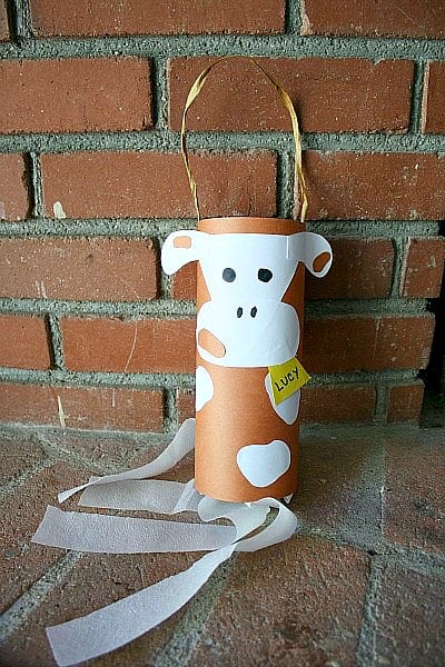 Cow Windsock Craft for Kids