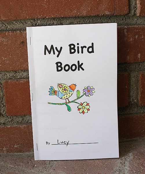 Birdwatching Book for Kids~ Free Printable from Buggy and Buddy