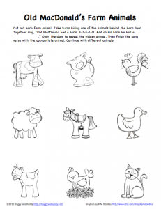 Peek-A-Boo Farm Animals Activity (Free Printable) - Buggy and Buddy