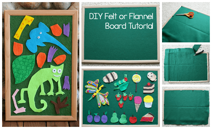 How to make a felt board or flannel board- easy tutorial! 