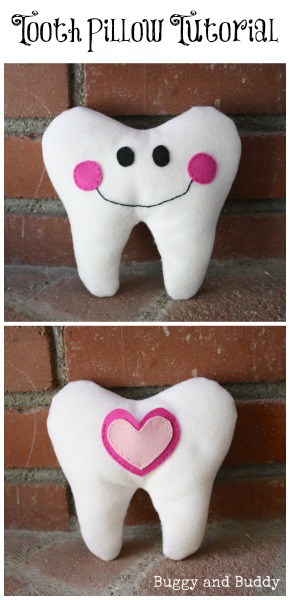 tooth pillow tutorial