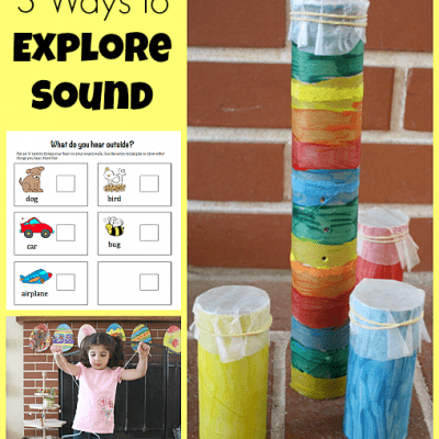 3 Science Activities for Kids to Explore Sound {Discover & Explore Linky}