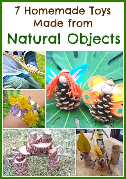 7 Homemade Toys Made from Natural Objects