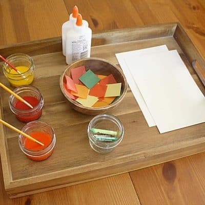 Fall Art Projects: Invitation to Create Using Fall Colors