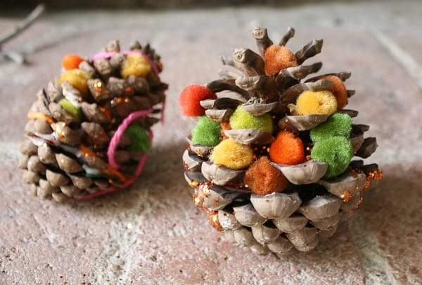 Fall Invitation to Create: Decorate Pinecones~ Buggy and Buddy