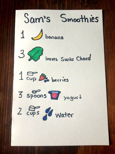 Sam's Smoothies from How Wee Learn