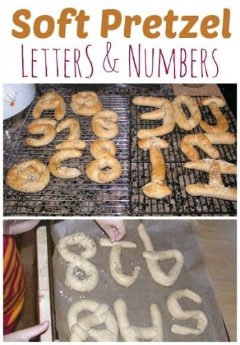 soft pretzel letters and numbers