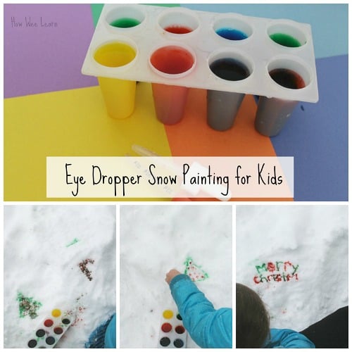 Snow Painting for Kids
