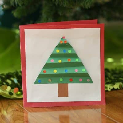Christmas Crafts for Kids: Homemade Christmas Card