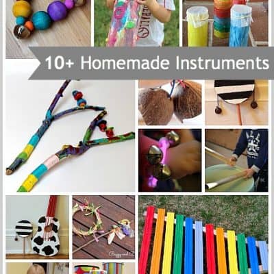 10+ Homemade Musical Instruments for Kids