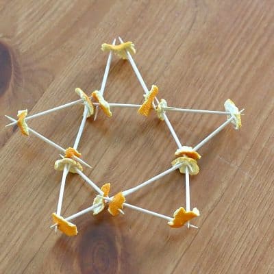 Building with Toothpicks and Orange Peels