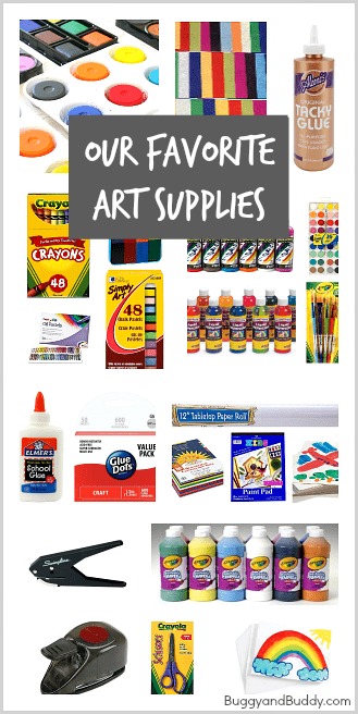 Our Absolute Favorite Art Supplies (from must-have paints to cutting tools)! ~ BuggyandBuddy.com