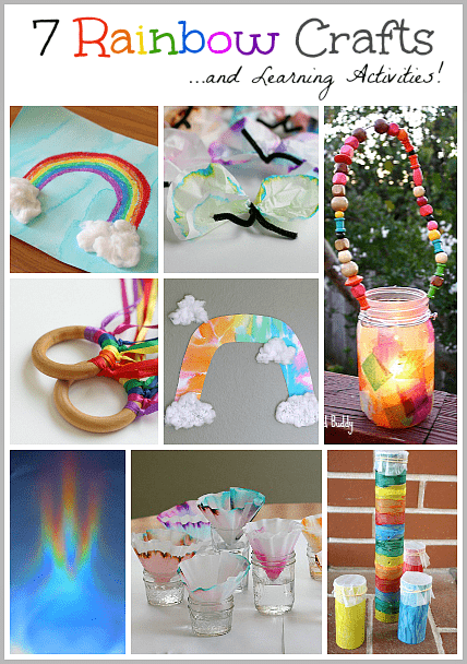 7 of Our Favorite Rainbow Crafts & Learning Activities for Kids~ Buggy and Buddy