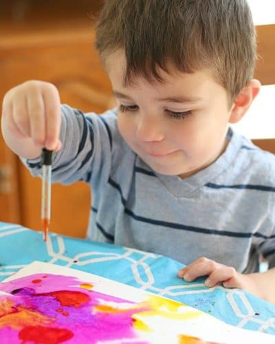 Art for Kids: Painting with Watercolors and Droppers