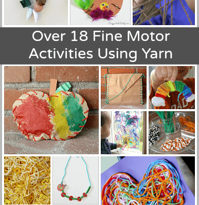 18+ Fine Motor Activities for Kids Using Yarn