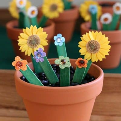 Alphabet Activities for Spring: Alphabet Flower Garden Activity