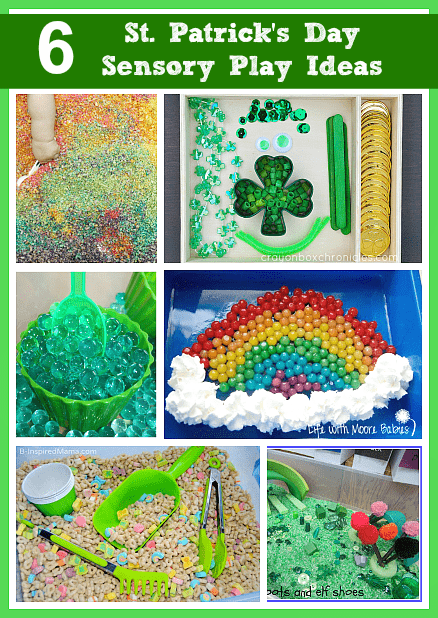 St. Patrick's Day Sensory Play Ideas for Kids