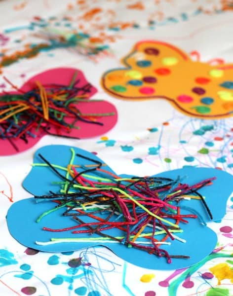 Easy Butterfly Art for Toddlers and Preschoolers