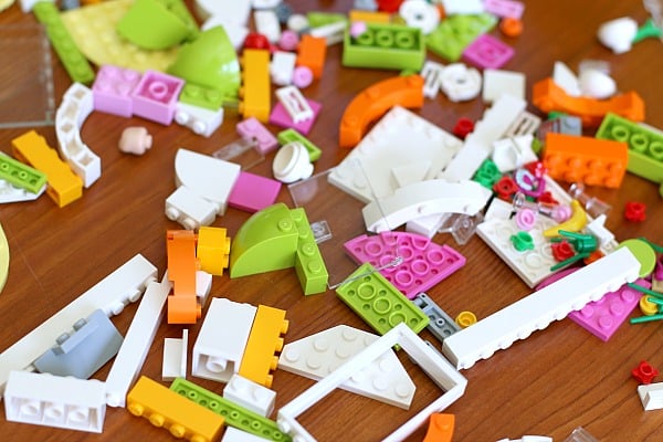 Colorful Lego® Bricks and Pieces