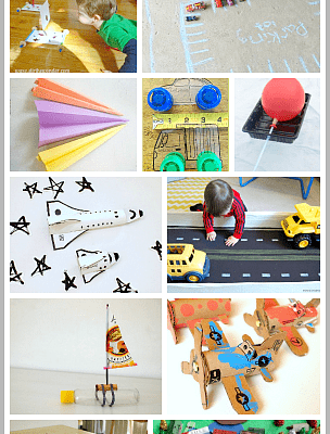 12+ Transportation Themed Homemade Toys
