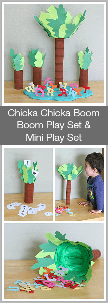 Homemade Chicka Chicka Boom Boom Activity for Kids~ Buggy and Buddy