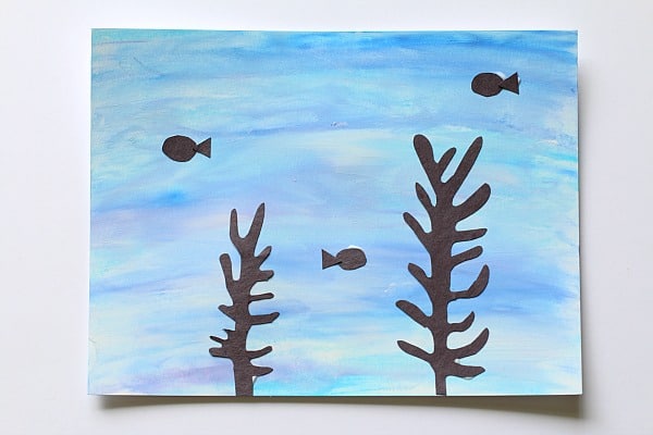 Art for Kids: Using Chalk and Tempera Paint to Make Ocean Scenes