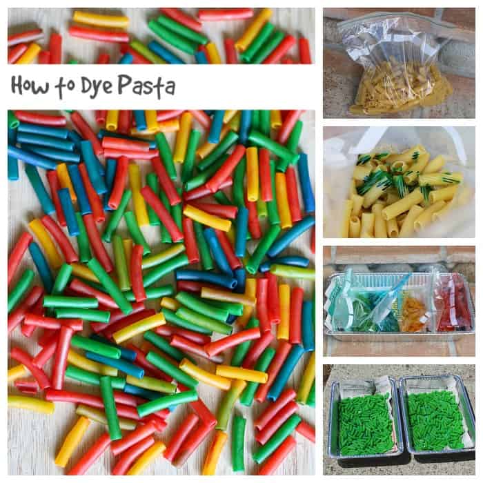 how to dye pasta and what to do with it