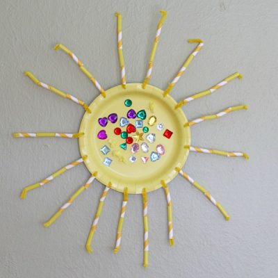 Paper Plate Sun Craft for Preschoolers