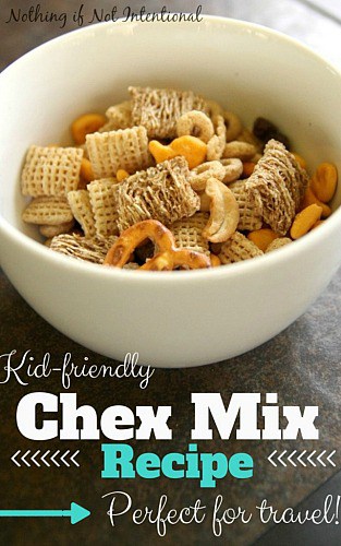 Kid-friendly Chex Mix- Perfect for Travel