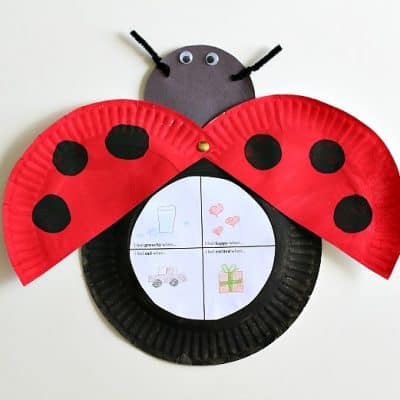 The Grouchy Ladybug Craft for Kids (with Free Printable)