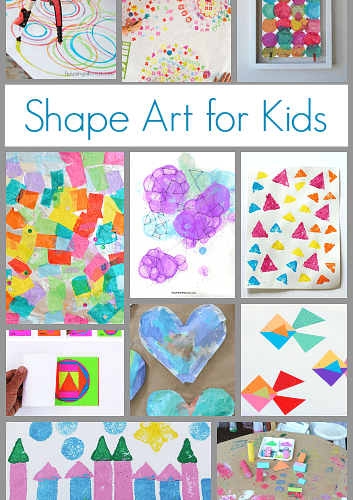 Art Projects for Kids Using Shapes