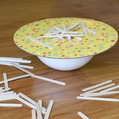 Balancing Activities for Kids: Balance the Popsicle Sticks