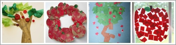cute apple crafts for kids