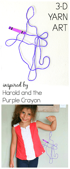 Potion Yarns - Got Baby Potion his own toddler crayons! We had art