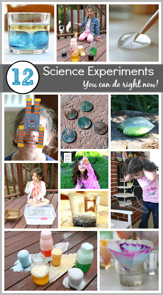 12 Science Activities You Can Do Right Now! ~ BuggyandBuddy.com