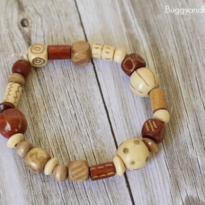 Bracelet Craft for Kids with DIY Embellished Beads