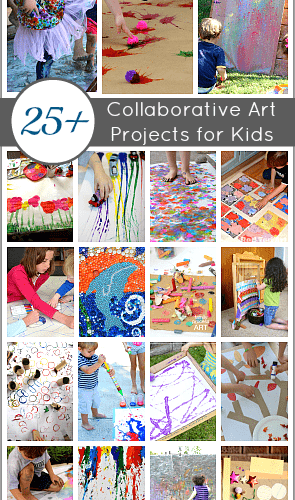 25+ Collaborative Art Projects for Kids (Perfect for the classroom, playdates, and family time!)