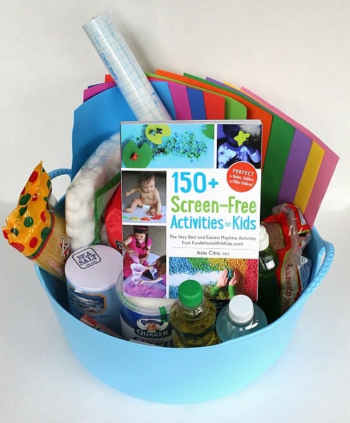 DIY Sensory Gift Basket from Fun at Home with Kids