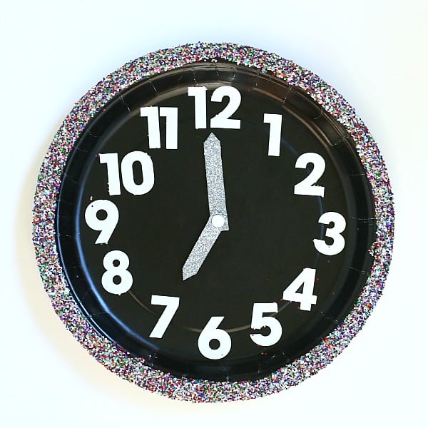 New Year's Eve with Kids: Countdown Clock Craft for Kids