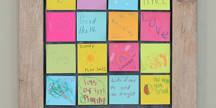 New Year's Eve activity for kids and family- Create a Wishing Wall! ~ BuggyandBuddy.com