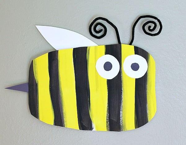Simple Bumble Bee Art Project for Kids