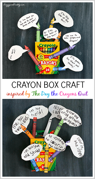 The Day the Crayons Quit Craft and Activity for Kids (w/ Free Printable)~ BuggyandBuddy.com